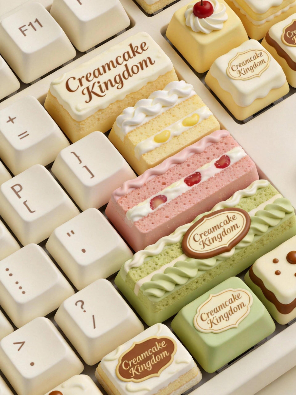 Delicious Series: Cream Cake Kingdom Keycaps 🍰