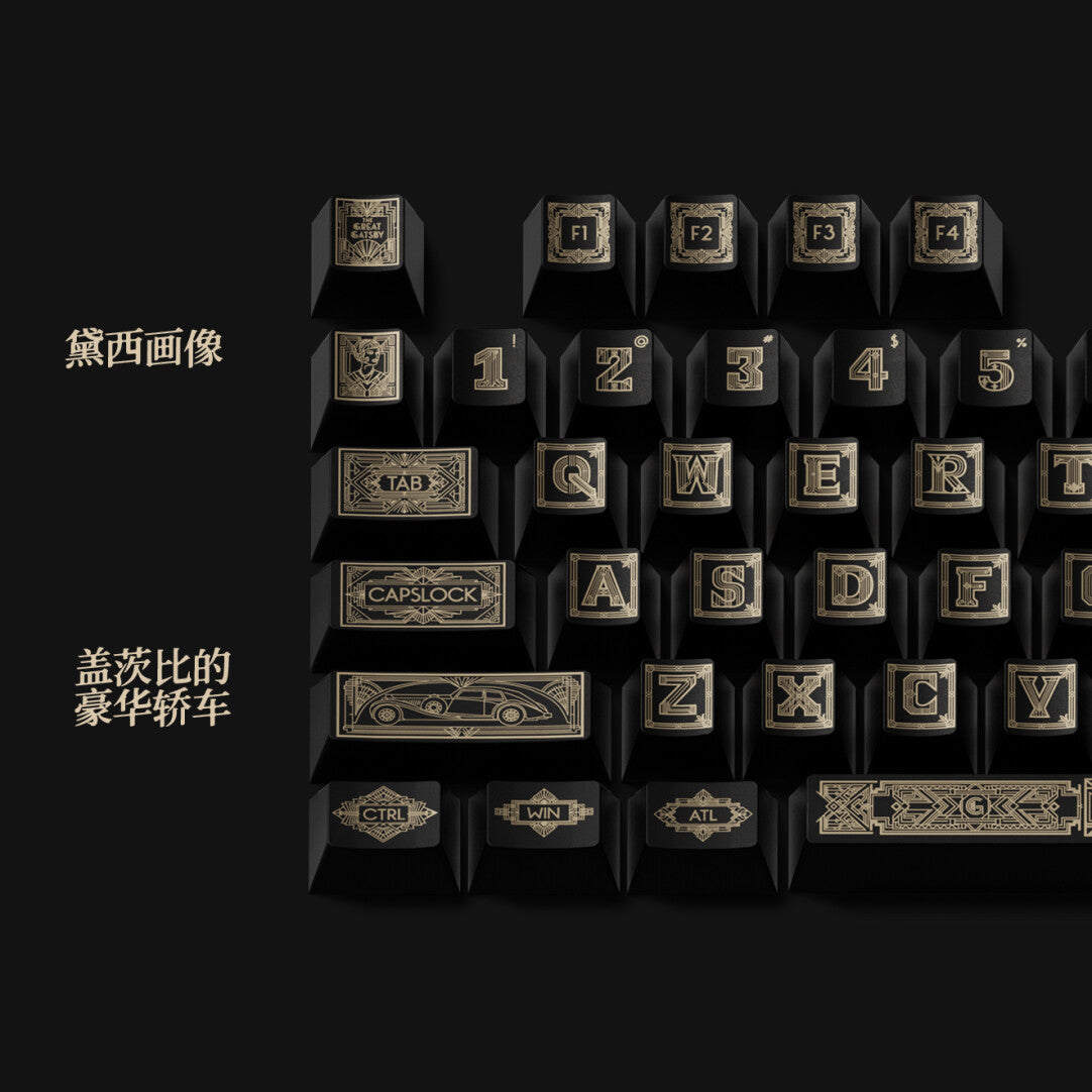 グレート・ギャツビー キーキャップセット – 文学巨匠シリーズ