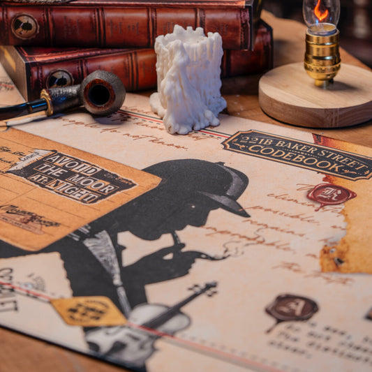 Baker Street 221B Chiffrier-Tischunterlage