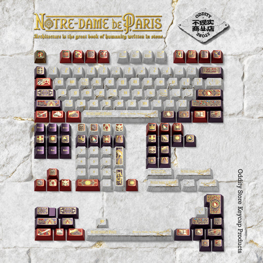 Notre-Dame de Paris Keycap-Set – Literatur-Giganten-Serie: Hugo