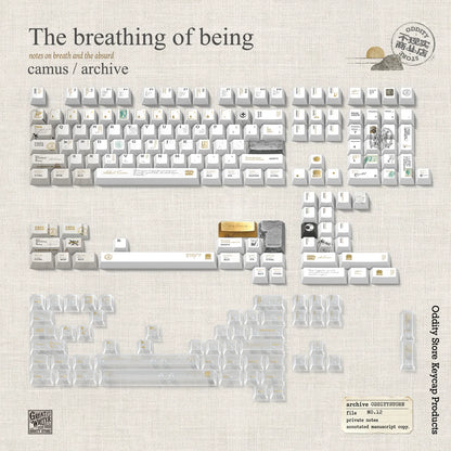 Camus Breath of Existence Philosophy Keycap Set