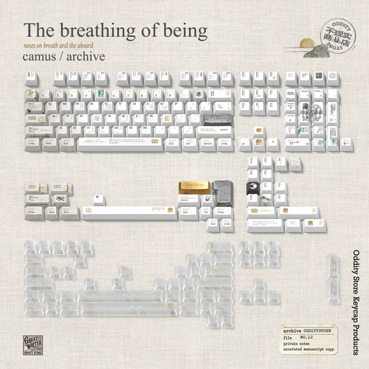 Camus Breath of Existence Philosophy Keycap Set