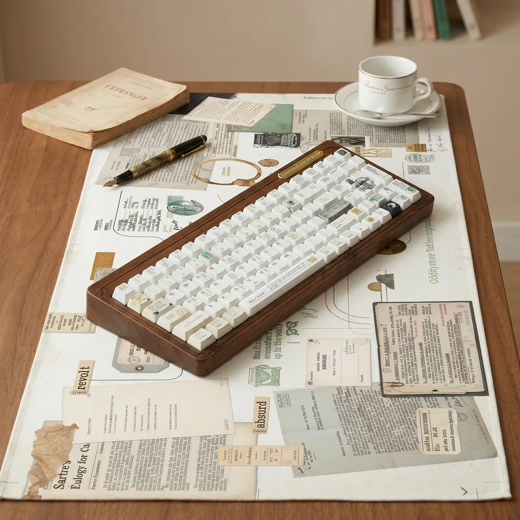 Camus Breath of Existence Desk Mat