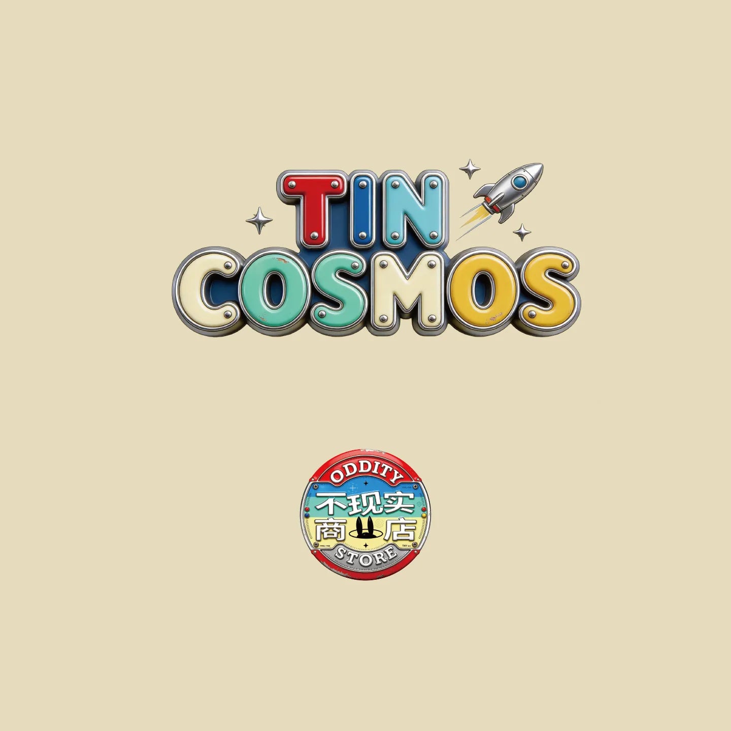 Tin‑Cosmos Vintage Space Desk Mat