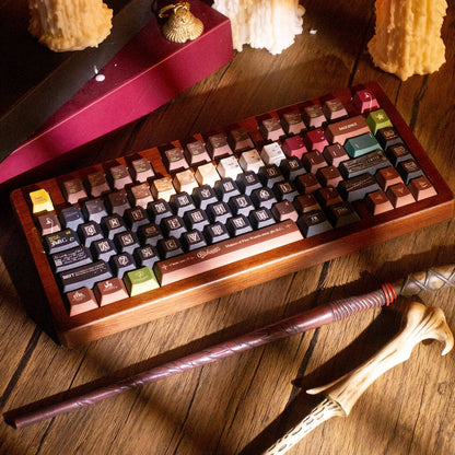 Ollivander's Wand Keycap Set - Harry Potter, Wizard, Magical themed keycaps - English Font - Novelty keycaps