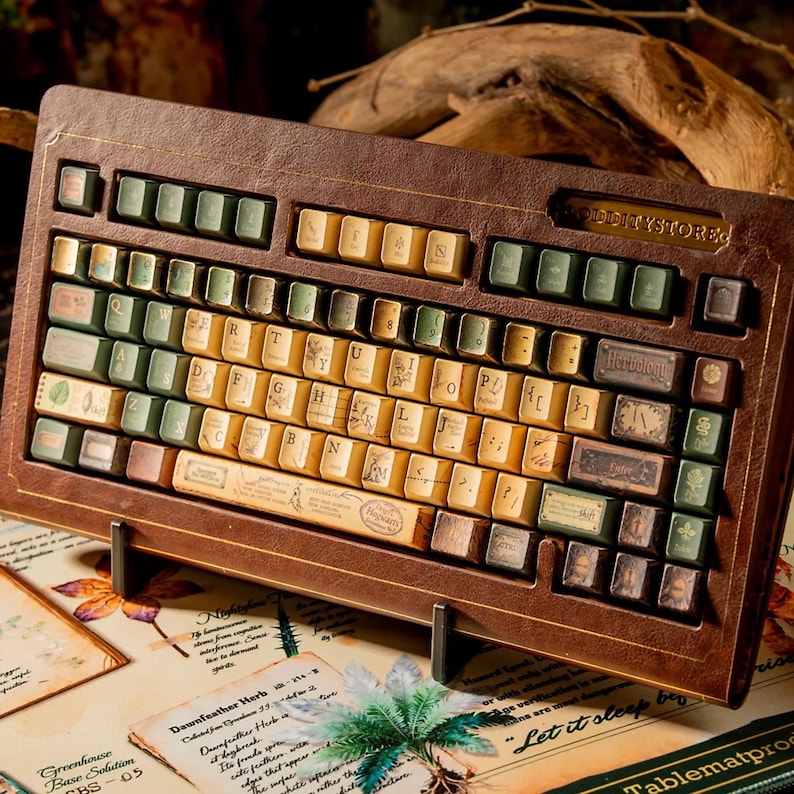 Herbology - Magical themed keycaps - Novelty keycaps