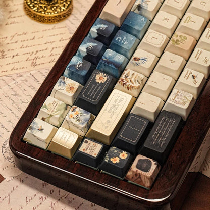 Emily Dickinson-Inspired Custom Keycaps – Handcrafted Literary Art for Your Keyboard – Novelty keycaps