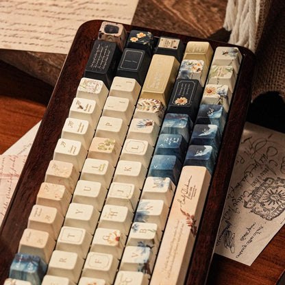 Emily Dickinson-Inspired Custom Keycaps – Handcrafted Literary Art for Your Keyboard – Novelty keycaps