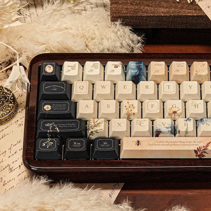 Emily Dickinson-Inspired Custom Keycaps – Handcrafted Literary Art for Your Keyboard – Novelty keycaps