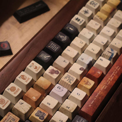 Sherlock Holmes Keycaps – Detective Theme Mechanical Keyboard Caps, 221B Baker Street