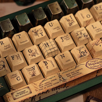 Herbology - Magical themed keycaps - Novelty keycaps