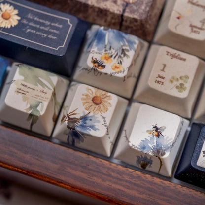 Emily Dickinson-Inspired Custom Keycaps – Handcrafted Literary Art for Your Keyboard – Novelty keycaps