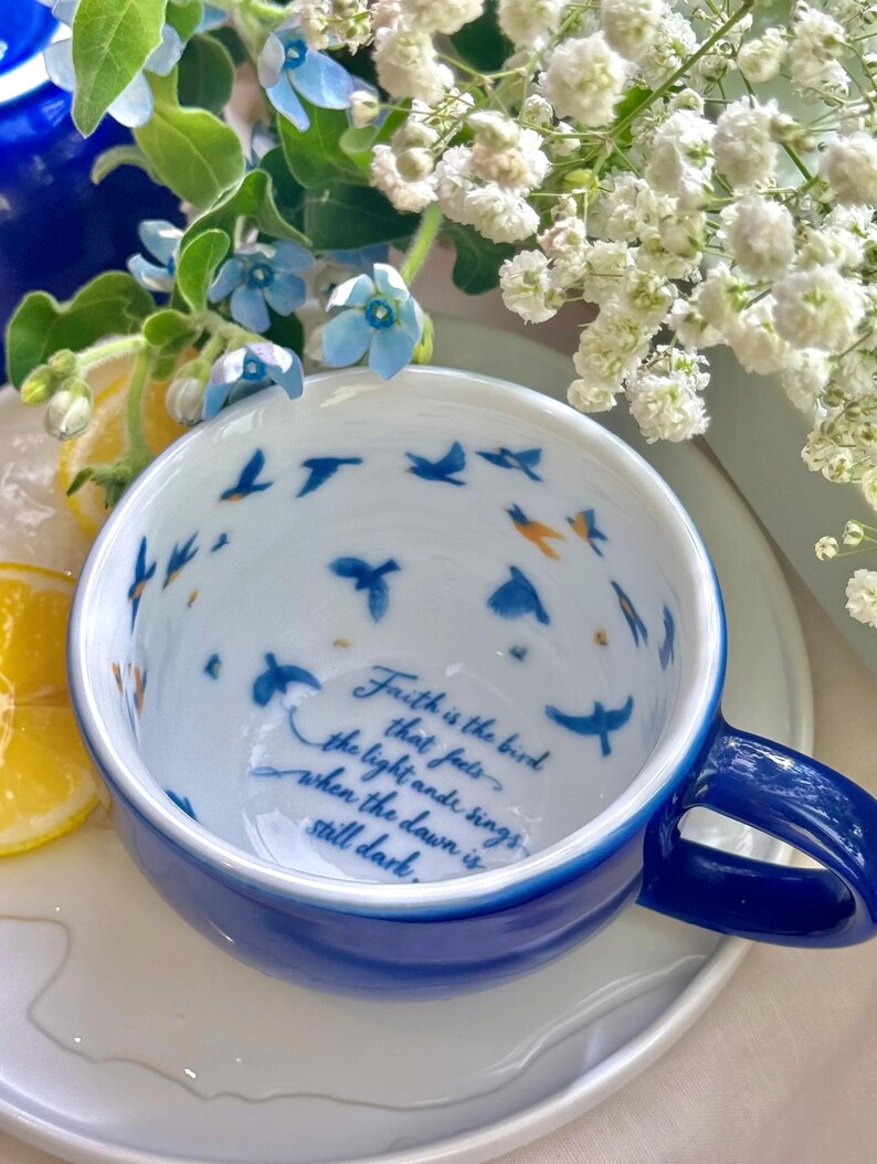 Dawnbird Pottery Mug | Birthday Gift Ceramic Coffee Cup