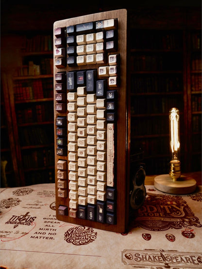 Shakespeare Themed PBT Keycaps Set | Premium Keyboard Caps for Gaming & Office