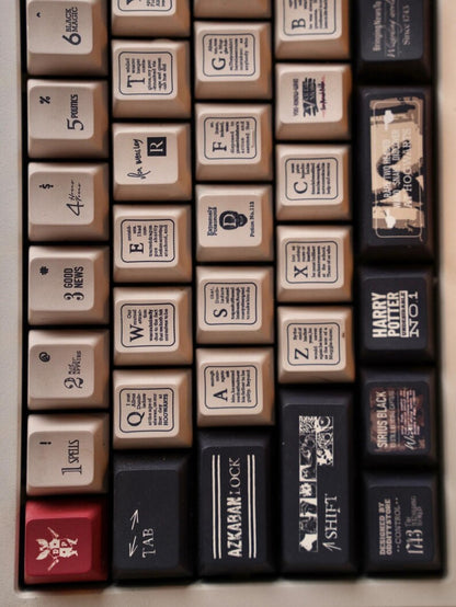 Daily Prophet Themed PBT Keycap Set | Keyboard Caps for Mechanical Keyboards