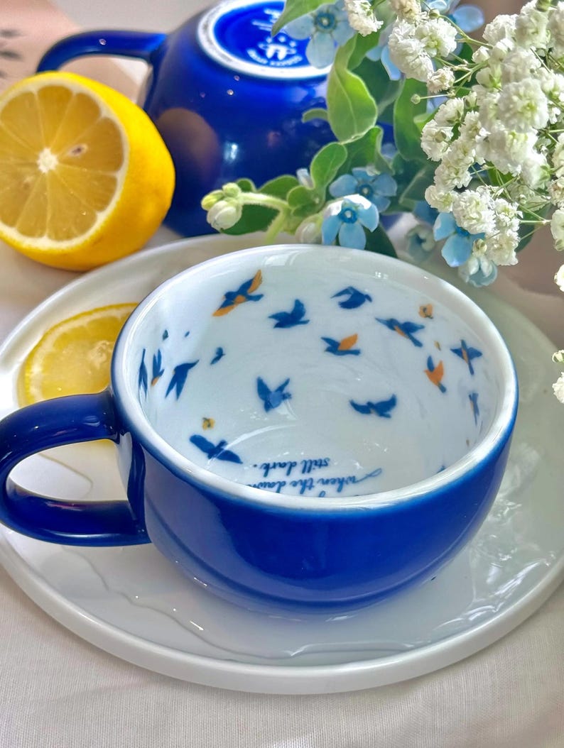 Dawnbird Pottery Mug | Birthday Gift Ceramic Coffee Cup