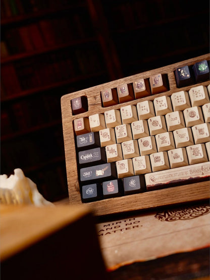 Shakespeare Themed PBT Keycaps Set | Premium Keyboard Caps for Gaming & Office