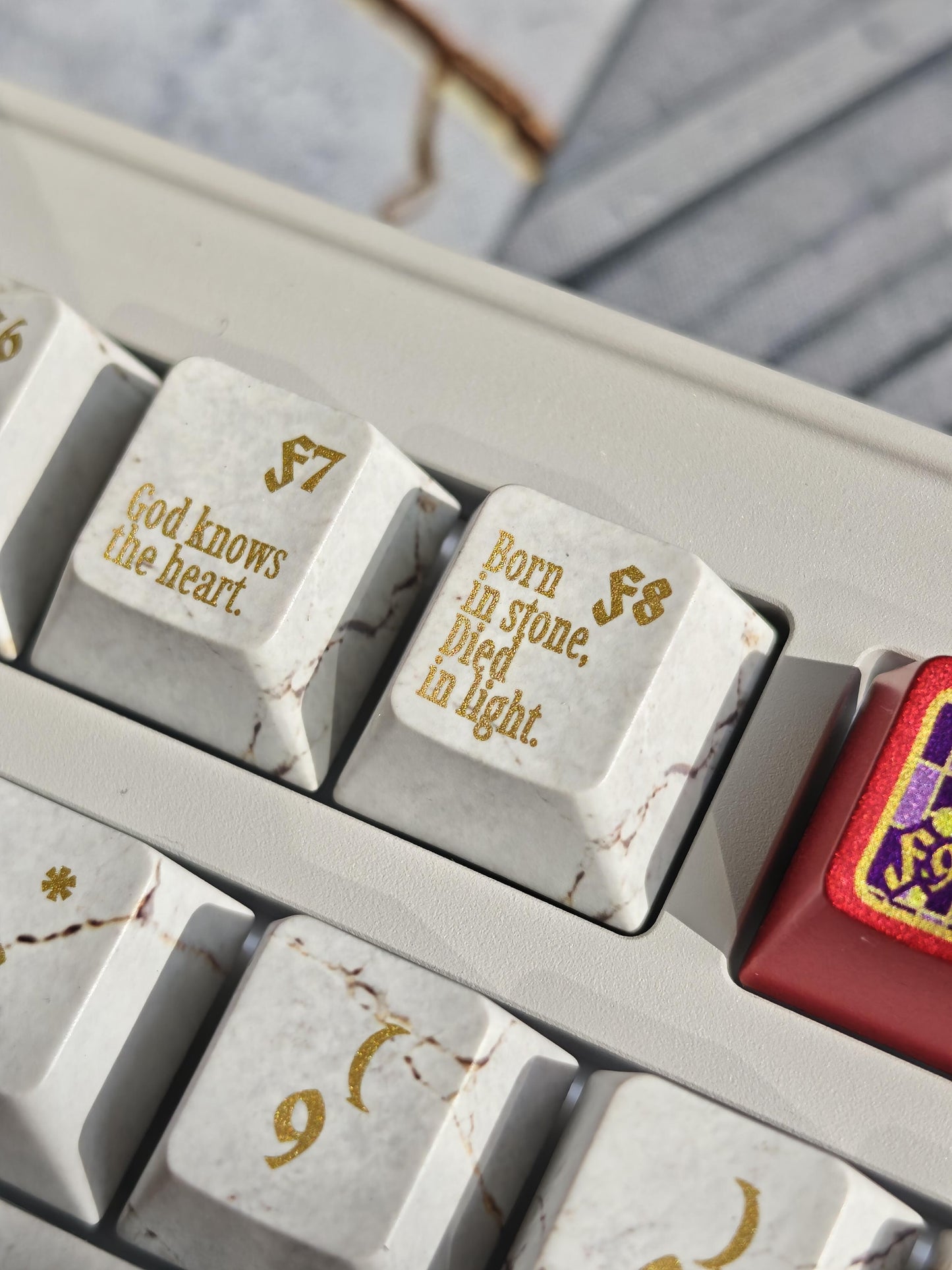 ノートルダム大聖堂キーキャップセット – 文豪シリーズ：ユーゴー