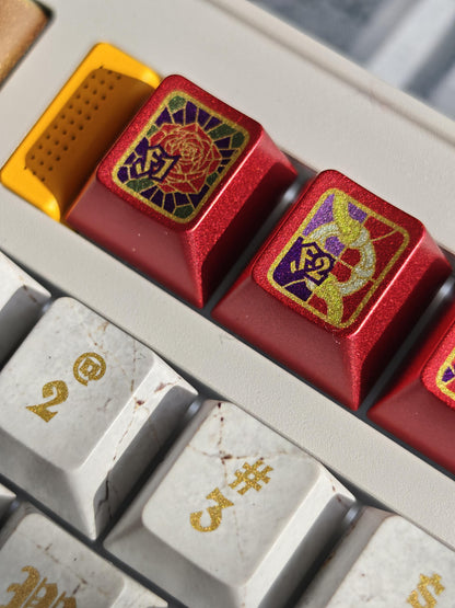 ノートルダム大聖堂キーキャップセット – 文豪シリーズ：ユーゴー