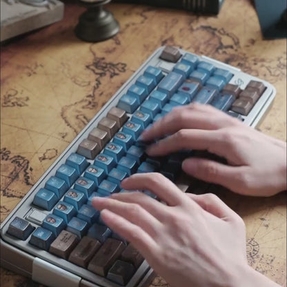 Oscar Wilde key caps - Literary Keyboard - Gothic Keycaps