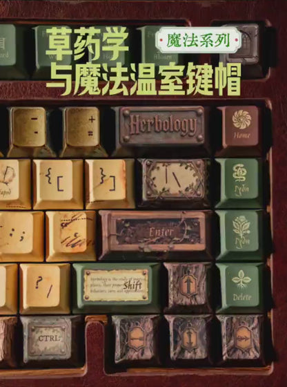 Herbology - Magical themed keycaps - Novelty keycaps