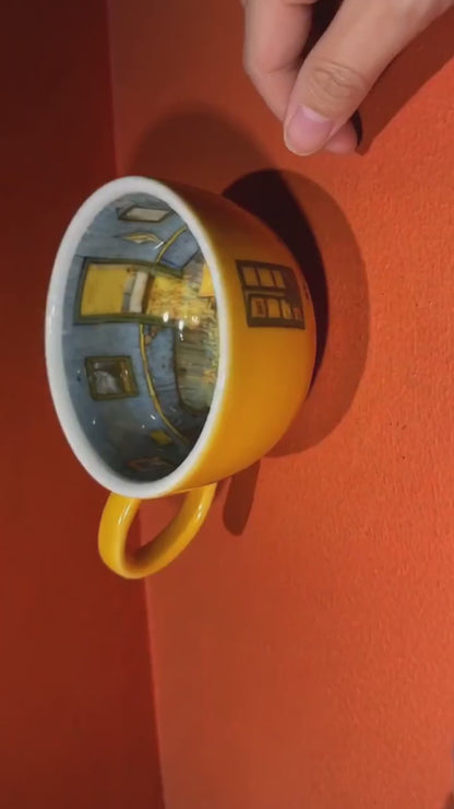 Van Gogh’s Bedroom Pottery Ceramic Mug | Birthday Present Coffee Cup